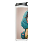 Bouteilles Isothermes Hijab Fille Tumbler Thermal (Tourné sur la gauche)