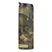 Bouteilles Isothermes Hippo botanique vintage, personnalisable (Tourné sur la droite)