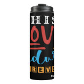 Bouteilles Isothermes His Love Endures Forever Psalm 136:1 (Devant)