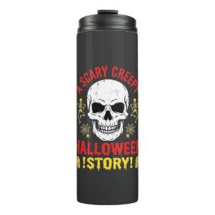 Bouteilles Isothermes Histoire de crâne de design effrayant Halloween si