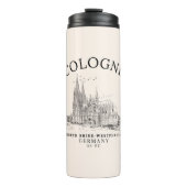 Bouteilles Isothermes Historic Cologne Cathedral Germany Scenery (Devant)