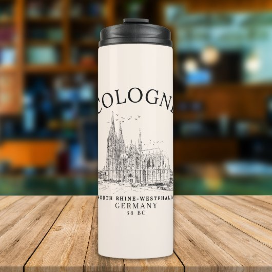 Bouteilles Isothermes Historic Cologne Cathedral Germany Scenery