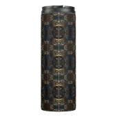 Bouteilles Isothermes Historique Médiéval Noir et or (Dos)