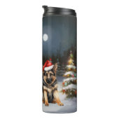 Bouteilles Isothermes Hiver Allemand Berger Caravane Noël Aventure (Tourné sur la droite)