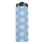 Bouteilles Isothermes Hiver Blue Ornamental G Clef Snowflake Motif (Devant)