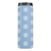 Bouteilles Isothermes Hiver Blue Ornamental G Clef Snowflake Motif (Dos)