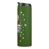 Bouteilles Isothermes Ho Ho Ho Great Dane Joyeux Noël (Tourné sur la droite)