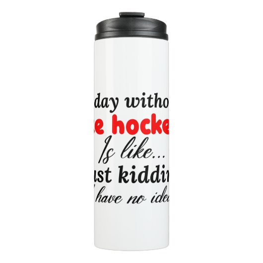 Bouteilles Isothermes hockey sur glace (Devant)