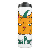 Bouteilles Isothermes Hocus pawcus Halloween citrouille ginger cat magie (Devant)