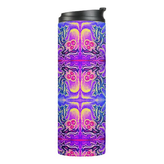 Bouteilles Isothermes Holly Leaf et Berry coloré (Tourné sur la gauche)