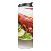 Bouteilles Isothermes Homard de texte personnalisé (Tourné sur la gauche)