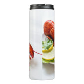 Bouteilles Isothermes Homard de texte personnalisé (Dos)