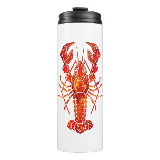 Bouteilles Isothermes Homard polygonal rouge (Devant)