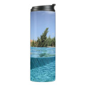 Bouteilles Isothermes Homme en piscine le matin (Tourné sur la gauche)