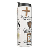 Bouteilles Isothermes Hommes de la Vertu biblique Collage (Tourné sur la droite)