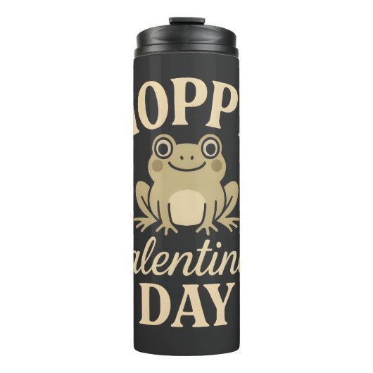 Bouteilles Isothermes Hoppy Valentine's Day T-Shirt (Devant)