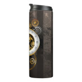 Bouteilles Isothermes Horloge à vapeur avec libellule mécanique (Tourné sur la droite)