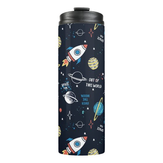 Bouteilles Isothermes Hors de ce Motif spatial mondial (Devant)