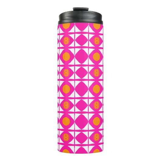Bouteilles Isothermes Hot pink and orange tumbler (Devant)