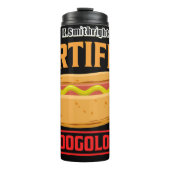 Bouteilles Isothermes Hotdogologue certifié Funny Graphisme (Devant)