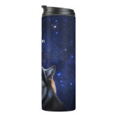 Bouteilles Isothermes Howling Wolf Monogramme (Tourné sur la droite)