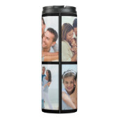 Bouteilles Isothermes Hubby Photo Collage Saint Valentin Cadeau Noir (Dos)