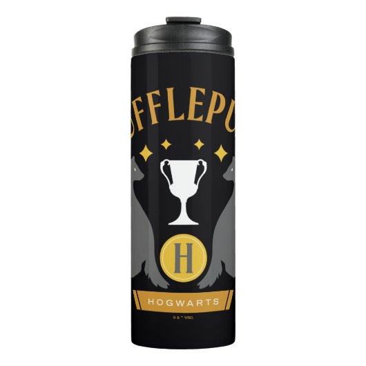 Bouteilles Isothermes HUFFLEPUFF™ Badger and Cup House Pride Graphisme (Devant)