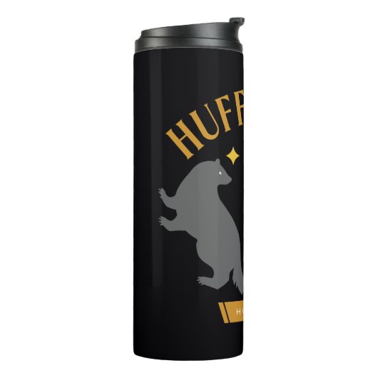 Bouteilles Isothermes HUFFLEPUFF™ Badger and Cup House Pride Graphisme (Tourné sur la gauche)