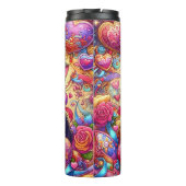 Bouteilles Isothermes Hugging Kittens Heart Floral (Dos)