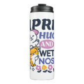 Bouteilles Isothermes Hugs d'avril et nez mouillé - Cute chien et chat a (Devant)