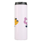 Bouteilles Isothermes Hugs d'avril et nez mouillé - partie florale (Dos)