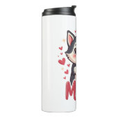 Bouteilles Isothermes Husky Chig Maman Cute Kawaii Design (Tourné sur la gauche)