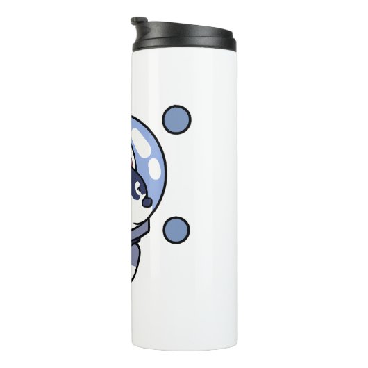 Bouteilles Isothermes Husky Dans L'Espace Amoureux des chiens Chiot Retr (Tourné sur la droite)