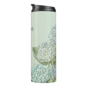 Bouteilles Isothermes Hydrangea Bleu/Vert Sage