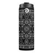 Bouteilles Isothermes Hypno Spiral Bandana Thermal Voyage Tumbler (Devant)