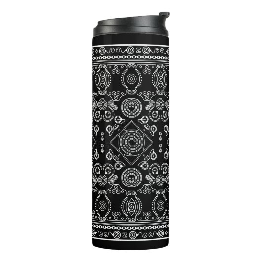 Bouteilles Isothermes Hypno Spiral Bandana Thermal Voyage Tumbler (Tourné sur la gauche)
