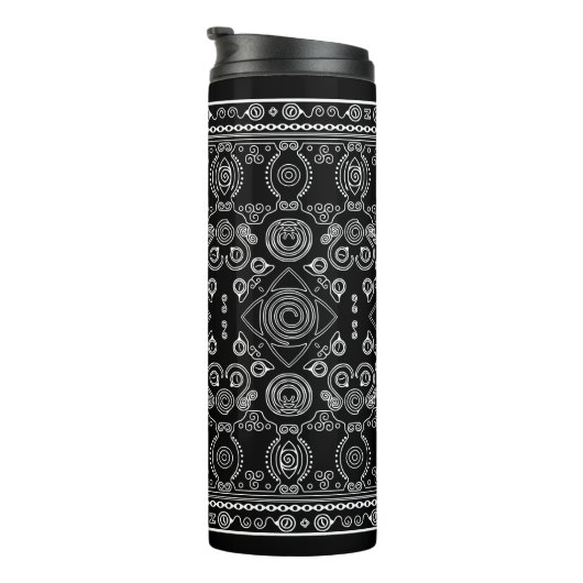 Bouteilles Isothermes Hypno Spiral Bandana Thermal Voyage Tumbler (Tourné sur la droite)
