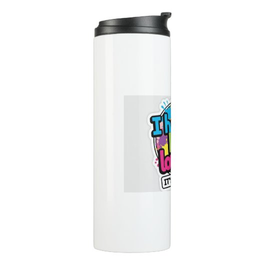 Bouteilles Isothermes I Hate You But I Love You Sticker (Tourné sur la gauche)