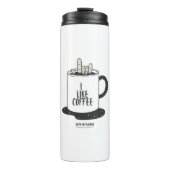 Bouteilles Isothermes I Like Coffee With My Oxygen (Devant)