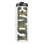 Bouteilles Isothermes I Love Camouflage Vert Brown | (Devant)