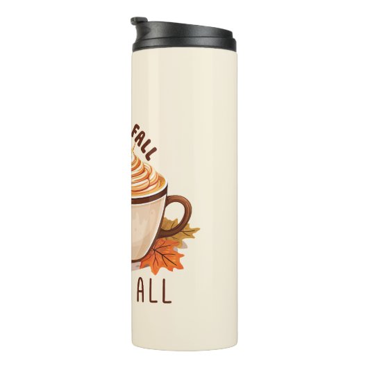 Bouteilles Isothermes I Love Fall - Citrouille et Citrouille Spice Latte (Tourné sur la droite)