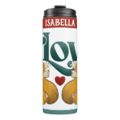 Bouteilles Isothermes I Love Foxes Cute Heart Water Bottle (Devant)