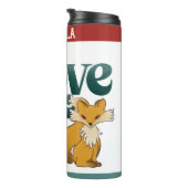 Bouteilles Isothermes I Love Foxes Cute Heart Water Bottle (Tourné sur la droite)