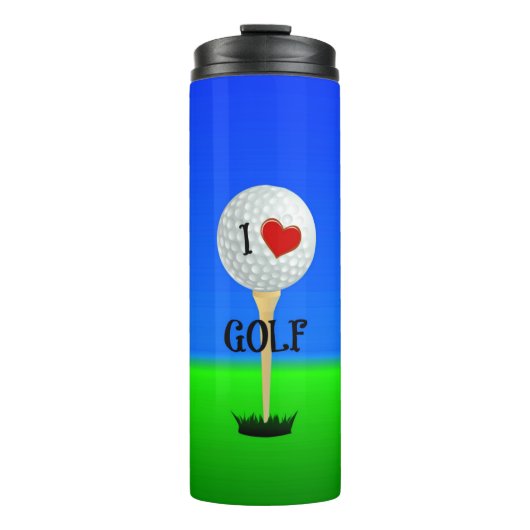 Bouteilles Isothermes I Love Golf (Devant)