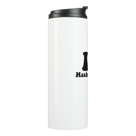Bouteilles Isothermes I Love Mashed Potatoes Thanksgiving Diner Cadeau (Tourné sur la gauche)