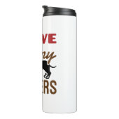 Bouteilles Isothermes I Love Miniature Dachshund Doxie (Tourné sur la droite)