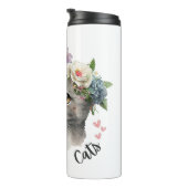 Bouteilles Isothermes I love my cats  (Tourné sur la droite)