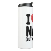 Bouteilles Isothermes I Love Naps Cute Sloth Heart (Tourné sur la gauche)