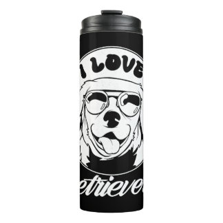 Bouteilles Isothermes I Love Retrievers Pet Dog Retriever Dit