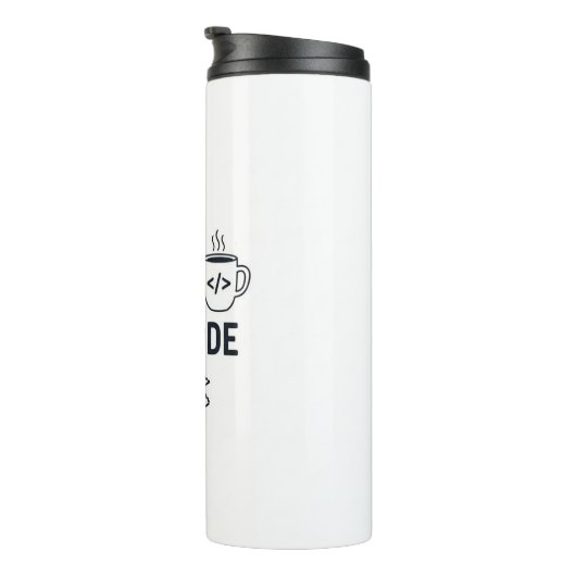 Bouteilles Isothermes I Turn Coffee Into Code - Funny Programmer Quote (Tourné sur la droite)